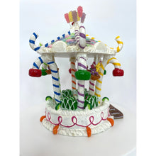Load image into Gallery viewer, Lemax Christmas Sugar N Spice Candy Cane Gazebo 2004 Retired 43423 NWB