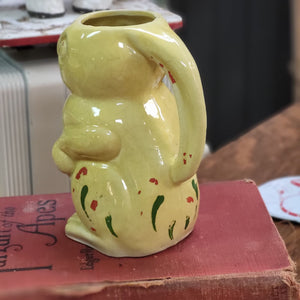 Vintage Ceramic Bunny Pitcher/Creamer, Made in Japan