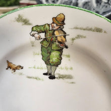 Load image into Gallery viewer, Williams &amp; Sons England Child&#39;s Plate Fiddle Player and Dog
