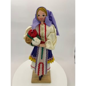 Vintage Handmade Bulgarian Girl Doll 1970's