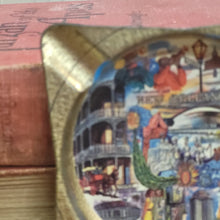 Load image into Gallery viewer, Vintage New Orleans Souvenir Tin Ashtray, Artist Ken Haag