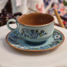 Load image into Gallery viewer, Taylor Smith &amp; Taylor Azura Ironstone Teacup/coffee cup and saucer