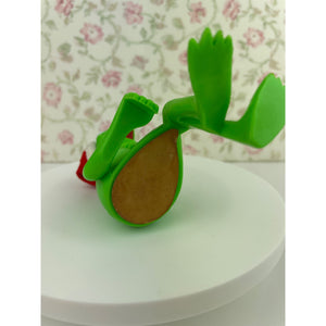 Vintage Kermit The Frog Stocking Hanger/Holder, Christmas Muppets Hallmark