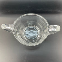 Load image into Gallery viewer, Vintage Oak Leaf Etched Glass Sugar Dish Trophy Handled Leaf and Acorns Sugar