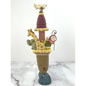 Kurt Adler Noah's Ark Angel Heights Skinny Figurine Noah and Friends Decoration