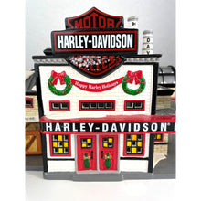 Load image into Gallery viewer, Dept 56 Harley Davidson Manufacturing Snow Village Porcelain Building