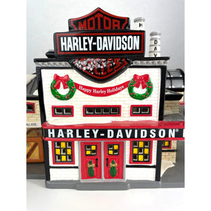 Dept 56 Harley Davidson Manufacturing Snow Village Porcelain Building