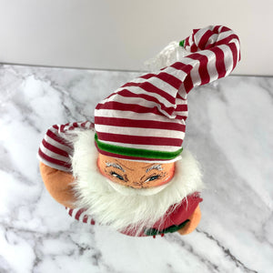 Annalee 12" Santa in Pajamas Doll Christmas Claus with Hot Water Bottle Figurine
