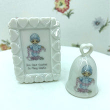 Load image into Gallery viewer, Vintage Precious Moments Frame and Bell - You Have Touched So Many Hearts