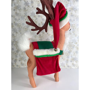 Annalee Mobilitee Doll Poseable Christmas Reindeer 18"