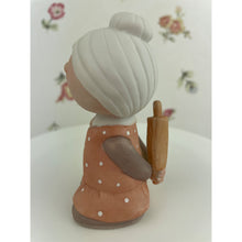 Load image into Gallery viewer, Vintage Bumpkins &quot;Granny Bumpkin&quot; Ceramic Figurine with Rolling Pin