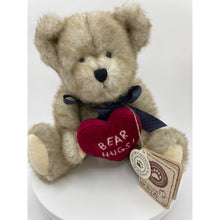Load image into Gallery viewer, Boyd&#39;s Bear With &quot;BEAR HUGS&quot; Red Heart Pillow, Huggabee Stuffed Plush Toy