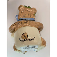 Load image into Gallery viewer, Blue Sky Ceramic Baby Bear Christmas Trinket Holder