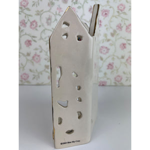 Blue Sky Clayworks Angels of Light T-Lite/Tealight Ceramic Candleholder, Angel Blessing Candle Stand by Heather Goldminc