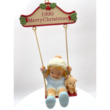 Load image into Gallery viewer, Vintage Enesco Winter Memories Ornament Memories of Yesterday