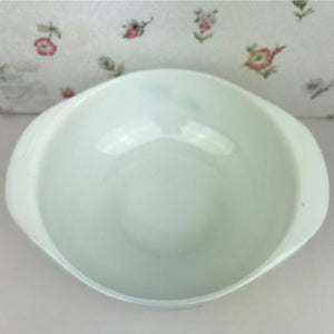 Pyrex Turquoise "Blue Wheat" 1 1/2 Quart Round Handled Casserole Dish #023