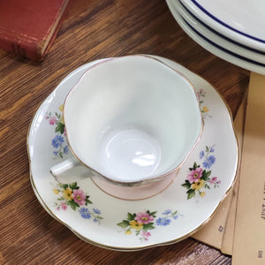 Queens Fine Bone China Teacup and Saucer