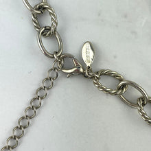 Load image into Gallery viewer, Holiday Statement Necklace Silver Spoon Art Jewelry Christmas Accessory