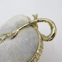 Load image into Gallery viewer, Vtg Velvet Heart Hat Pin Cushion Gold Trim Vanity Decor Romantic Boudoir Display