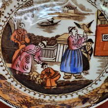 Load image into Gallery viewer, 1840&#39;s Antique Petrus Regout Maastricht Mongol Huntsman Transferware Bowl