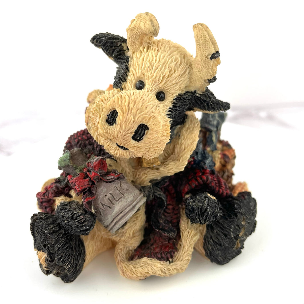 Boyds Bears Bessie the Santa Cow Boyds Collection Merry Chrismoos 1994 No 2239