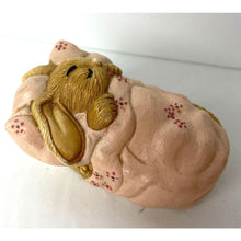 Load image into Gallery viewer, Vintage Pepiware Rabbit Bunny Figurine - CHERUB, Hand Painted Stoneware