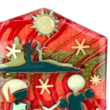 Load image into Gallery viewer, Vintage Little People Pins by Lucinda Kids Sledding Handcrafted Jewelry Brooch
