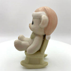 Precious Moments Santa Bear In a Rocking Chair, Samuel J. Butcher, Enesco #522856