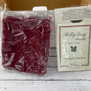 Holly Days Angels Ornament Collection by GG Santiago, Heirloom Ornaments from Ashton Drake