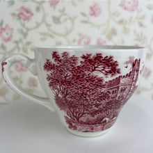 Load image into Gallery viewer, Vintage J&amp;G Meakin England Red and White Penshurst Place Teacup