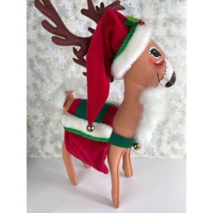 Annalee Mobilitee Doll Poseable Christmas Reindeer 18"