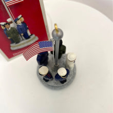 Load image into Gallery viewer, Hallmark Defending The Flag Ornament with Holiday Memory Card, Christmas 2003