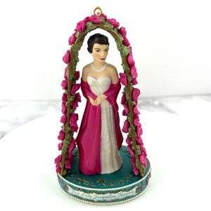 First Lady Jacqueline Kennedy Christmas Ornament, 1999 Jackie Kennedy by Carlton