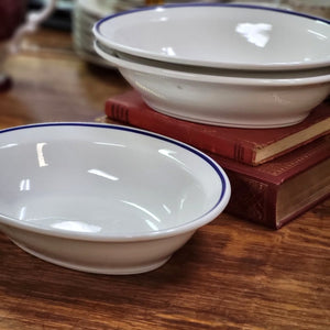 Vintage Walker Vitrified China Oval Serving Bowls - Sold Separately