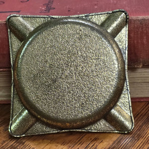 Vintage New Orleans Souvenir Tin Ashtray, Artist Ken Haag