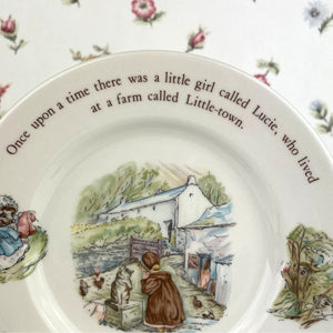 Beatrix Potter Mrs. Tiggy-Winkle Decorative Plate, Wedgwood China, Made in England