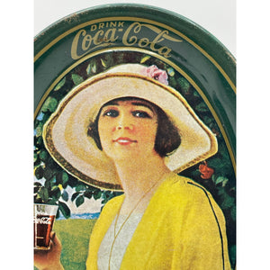 Coca Cola Company Tip Coin Tin Tray 1920 Advertisement Reproduction Printed 1973