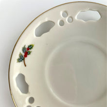 Load image into Gallery viewer, Partylite Teacup and Saucer Sets - Set of 2 Holiday P7257 Holly Leaf Tea Light Holders Cup and Saucer