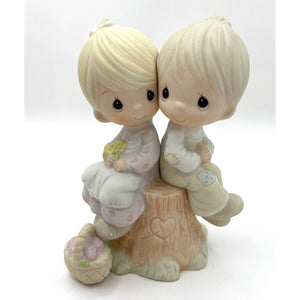 Precious Moments - "Love One Another" Porcelain Figurine, 1978 by Enesco #E-1376