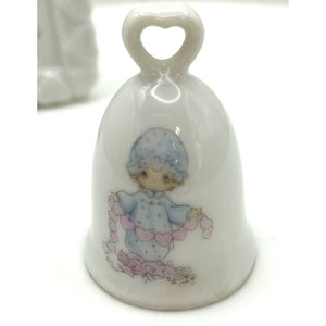 Vintage Precious Moments Frame and Bell - You Have Touched So Many Hearts