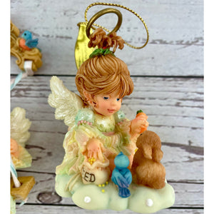 Holly Days Angels Ornament Collection by GG Santiago, Heirloom Ornaments from Ashton Drake
