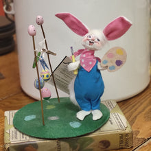 Load image into Gallery viewer, Annalee Artist Bunny Wired Doll, Easter Bunny Figurine