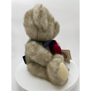Boyd's Bear With "BEAR HUGS" Red Heart Pillow, Huggabee Stuffed Plush Toy