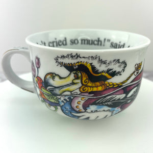 Paul Cardew Alice In Wonderland Cup and Saucer Cafe Set Cardew Design England