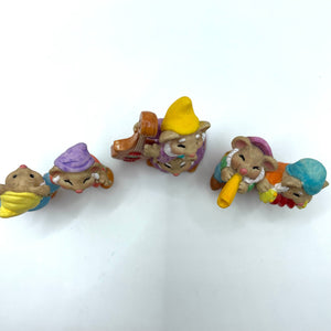Hallmark Merry Miniatures Snow White Merry Dwarfs, Collection of Charms 3 Pieces