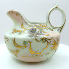 Load image into Gallery viewer, Vintage Nippon Style Moriage Creamer &amp; Sugar Bowl Set Hand Painted Gold Floral