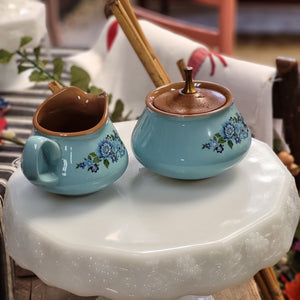 Taylor Smith & Taylor Azura Ironstone Sugar and Creamer