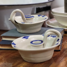 Load image into Gallery viewer, Salt Glazed W.P.F. Williamsburg Pottery Candle Holders