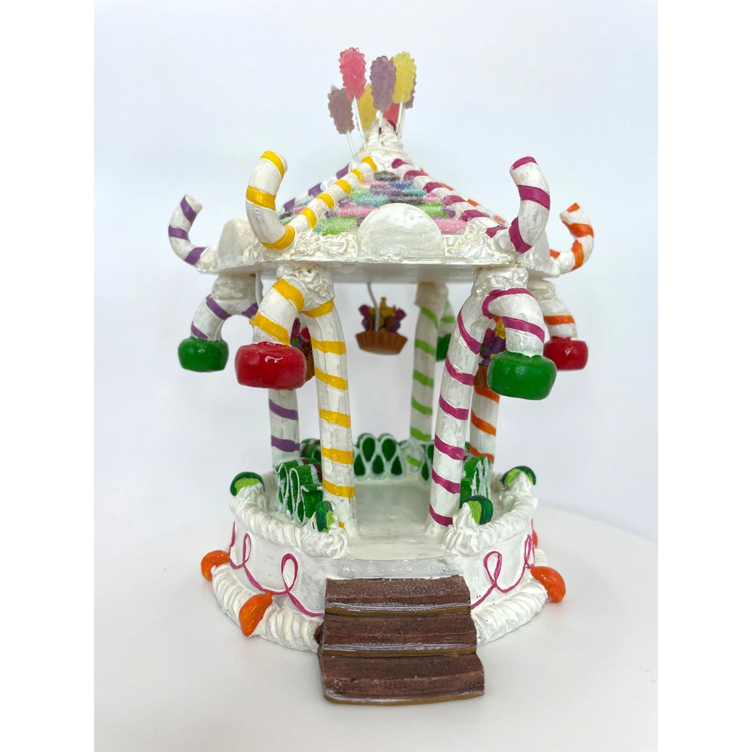 Lemax Christmas Sugar N Spice Candy Cane Gazebo 2004 Retired 43423 NWB