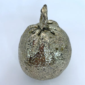 Vintage Silver-Plated Orange Mold Cast from Real Fruits